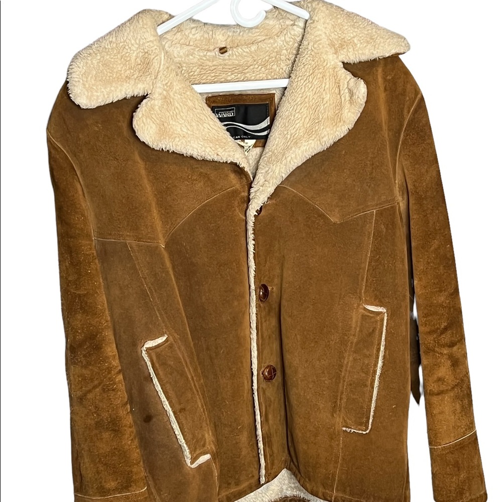 Vintage Suede Montgomery Ward Barn Jacket